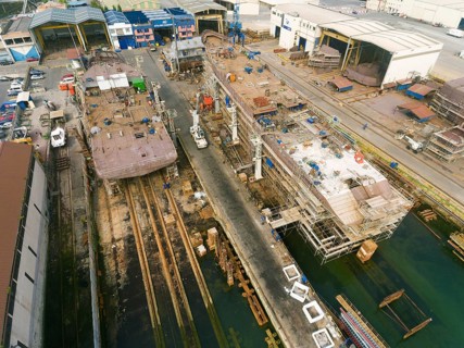 Zamakona shipyard, Santurtzi, Bizkaia, Basque Country, Spain
