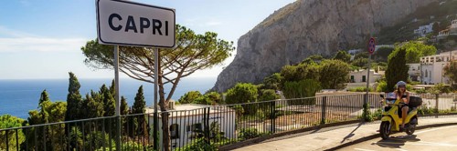Amalfi Coast, Mediterranean Sea, Italy. Website Banner