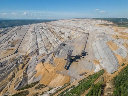 The Hambach open pit mine is the largest open pit mine operated by RWE Power AG in the Rhenish