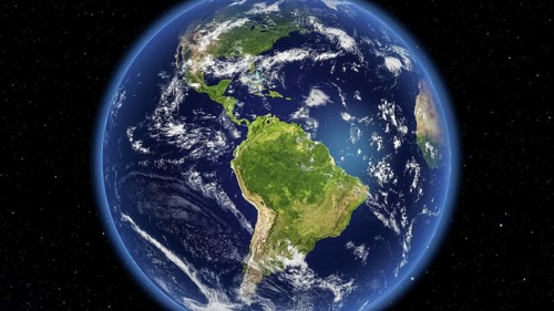 The planet Earth done with NASA textures 3d illustration
