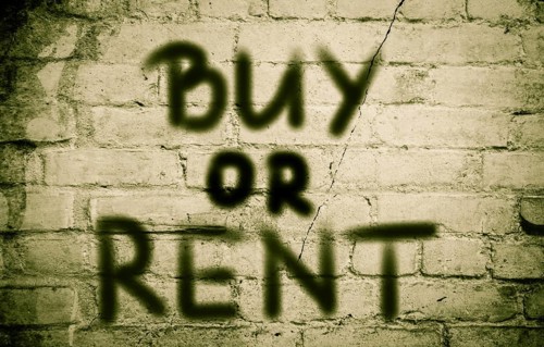 Buy Or Rent Concept