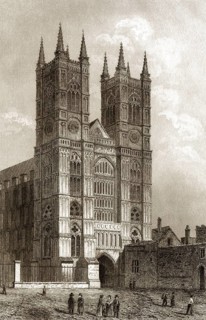West Front of Westminster Abbey, London, England, Great Britain