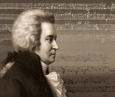 Wolfgang Amadeus Mozart, 1756 – 1791, composer of classical music, First Viennese School, notesheet