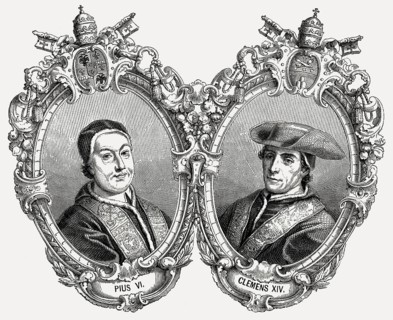 Pope Clement XIV and Pope Pius VI