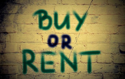 Buy Or Rent Concept