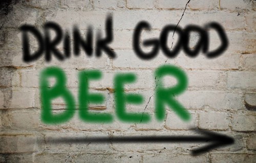 Drink Good Beer Concept