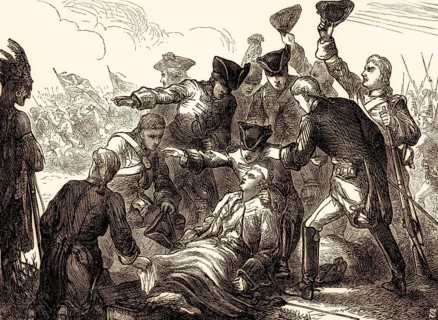 The Death of General Wolfe, Battle of the Plains of Abraham, Battle of Quebec, 1759, Seven Years'