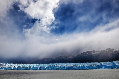 Perito Moreno Glacier, glacier tongue, glacier break, Los Glaciares National Park, Santa Cruz,