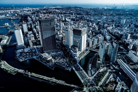 Cityscape seen from the Yokohama Landmark Tower. Shooting Location: Yokohama-city kanagawa