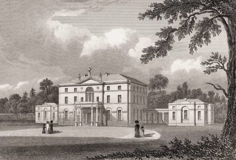 Gask House, Perth And Kinross, 19th century, from Modern Athens by Th. H. Shepherd