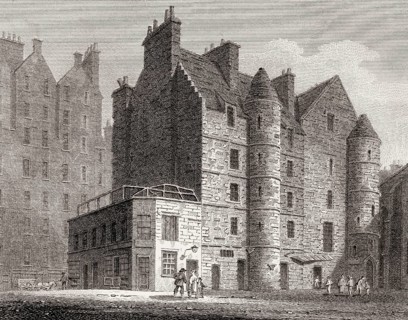 The Old Tolbooth, Edinburgh, Scotland, 19th century, Views in Edinburgh by J. & H. S. Storer