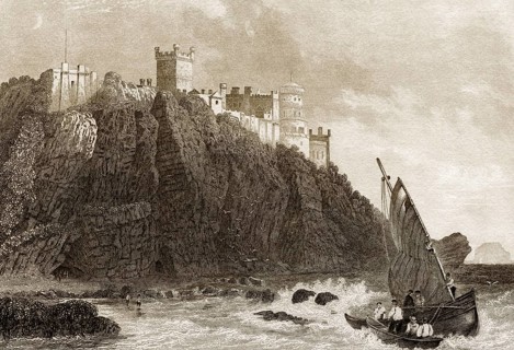 Culzean Castle, eine Burg in der Nähe von Maybole, Schottland, Großbritannien, 19.