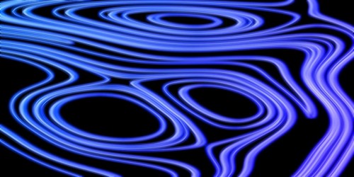 Neon Glow violet lines on a dark background, Glowing background