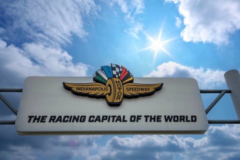 The Indianapolis Motor Speedway plays host to the INDYCAR Series for the Indianapolis 500 in