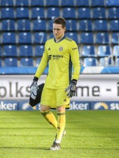 German soccer goalkeeper Ron-Thorben Hoffmann FC Bayern Munich II DFB 3rd league season 2020-21,