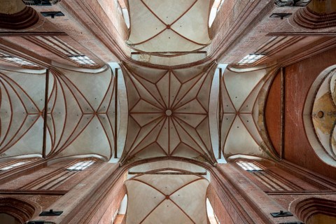 Wismar, St George's Church, vault in the crossing