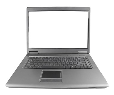 Laptop isolated