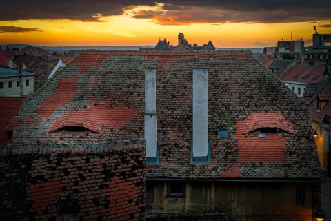 Sibiu, Romania. The city where houses have eyes