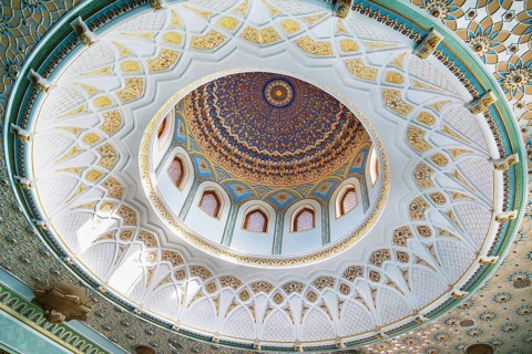 Interior of Mosque Hazrati Imam, Tashkent, Uzbekistan