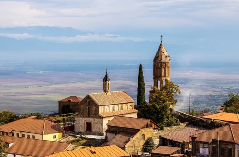 The City of Sighnaghi, Georgia, Asia