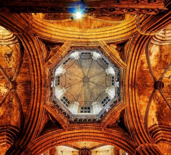 Ceiling of Barcelona Cathedral