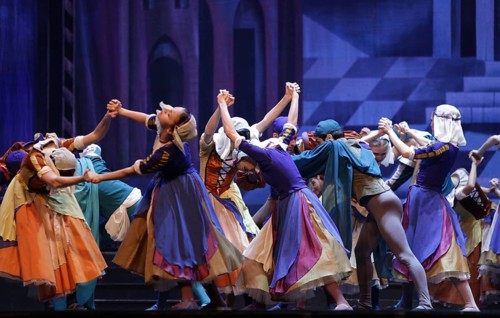 Sofia, Bulgaria - November 24, 2016: Artists of Moscow City Ballet are performing Romeo and Juliet