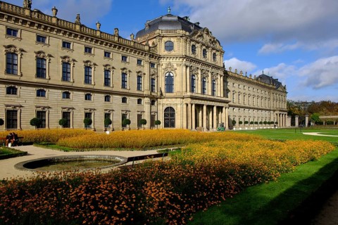 Würzburg Residence, Unesco World Heritage Site, Lower Franconia, Bavaria, Germany