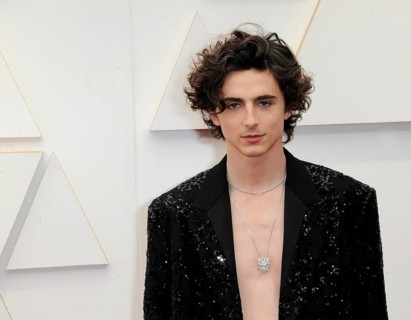 Timothée Chalamet at the 94th Annual Academy Awards held at the Dolby Theatre in Los Angeles, USA