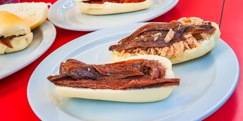 Anchovies Typical Spanish Tapa, Spain