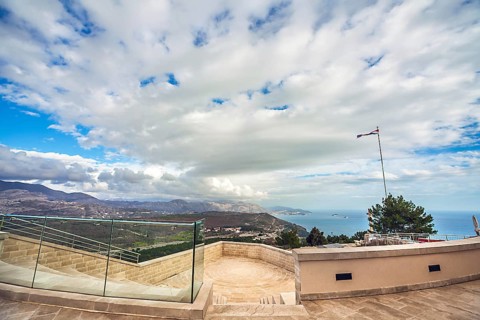 Fortress Imperjal on the mountain Sdr in Dubrovnik Croatia