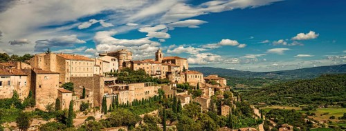 Gordes in autumn