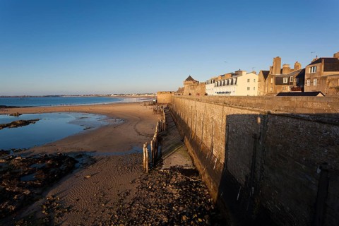 Walls of Saint-Malo, Ille-et-Vilaine, Britanny, France