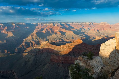 Sunset In Grand Canyon South Rim, Arizona, USA, USA