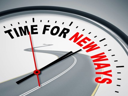 An image of a nice clock with time for new ways