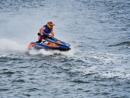 Olbia, Italy - September 16 - 2022 Aquabike world Championship gran prix of Italy