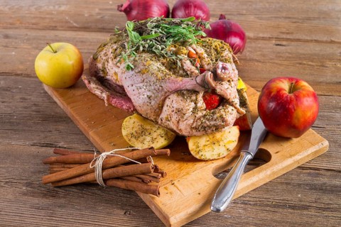 Roasted duck