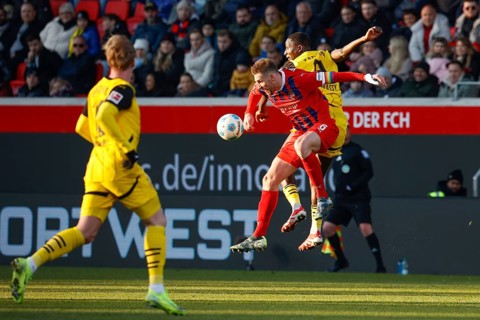 Germany: Soccer 1st Bundesliga, Matchday 20 - 1. FC Heidenheim vs. Borussia Dortmund - Voith-Arena