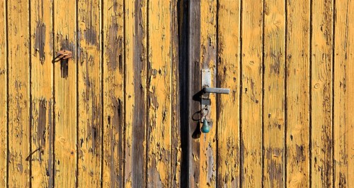 Old garage doors, Germany