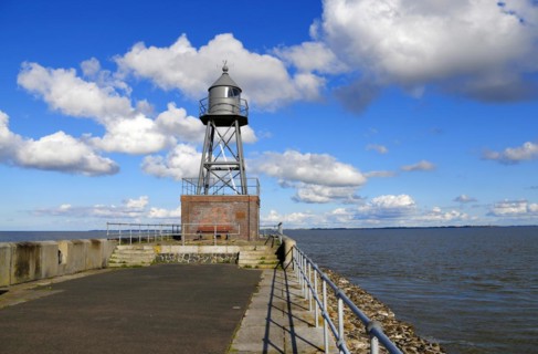 The cross light at the Alte Mole in Wilhelmshaven, Cross light, Alte Mole