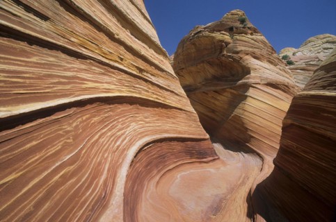USA, Arizon, The Wave, Paria-Vermillion Wilderness, North Coyote Buttes, sandstone formation, North