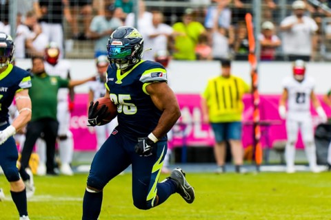 European League of Football, ELF/ Game :  Barcelona Dragons at  Stuttgart Surge on July. 23. 2023