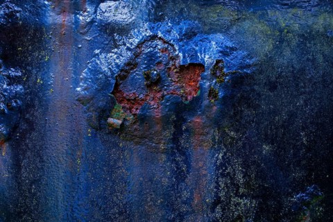 Old rusty railway vehicle parts