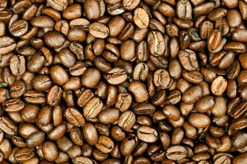 Coffee beans background