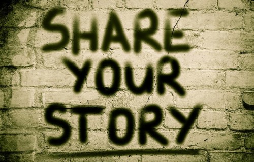 Share Your Story Concept