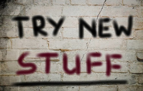 Try New Stuff Concept