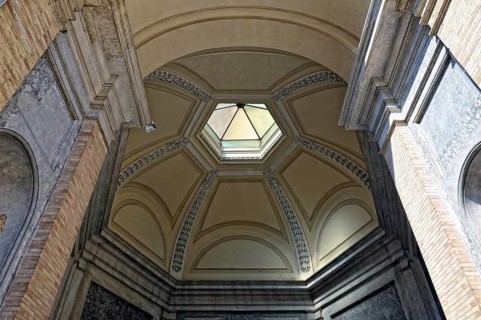 The interior of the Vatican Museum