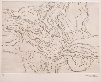 Untitled, Vicente Larrea, Etching on paper, Museo de Bellas Artes, Bilbao, Spain