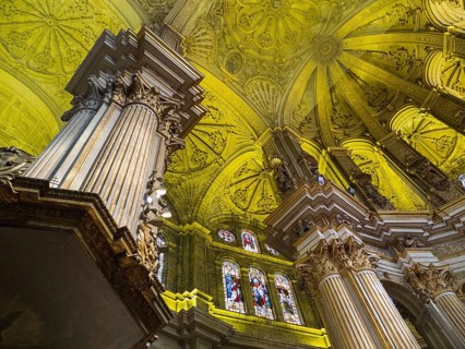The Catedral de la Encarnacion in Malaga in Spain