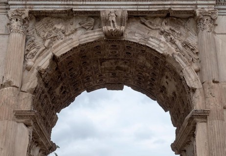 Rome, Roma, Forum Romanum, Arch of Titus, Arco di Tito