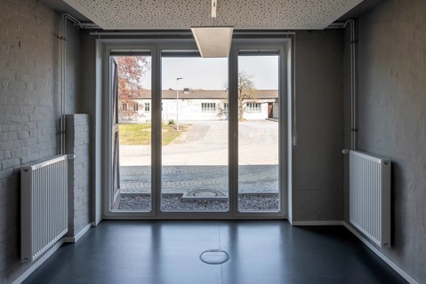 Bochum, main cemetery, depot, refurbishment of the heritage-protected existing buildings, office